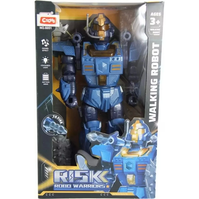 Robot that shoots arrows with lights, sounds, and rotates 360 degrees