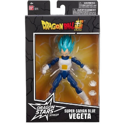 Bandai Dragon Ball Super Saiyan Blue Vegeta Posable Figure 16 cm