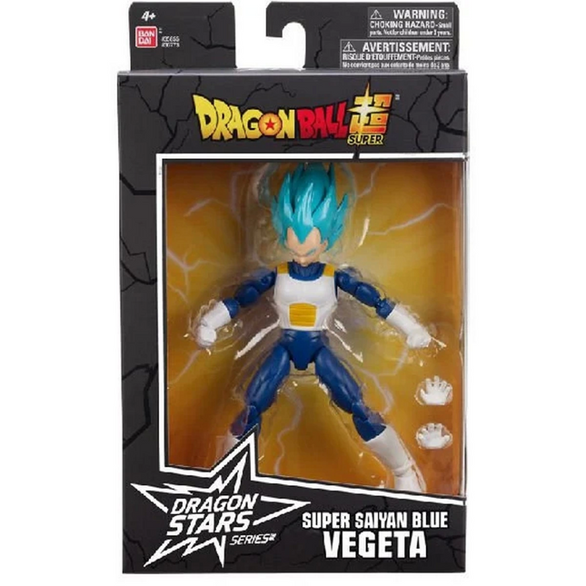 Bandai Dragon Ball Super Saiyan Blue Vegeta Posable Figure 16 cm