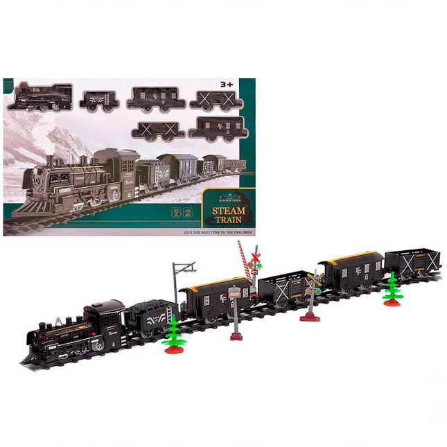 Classic Steam Battery Operated Train Set 40 Pieces 1603C
