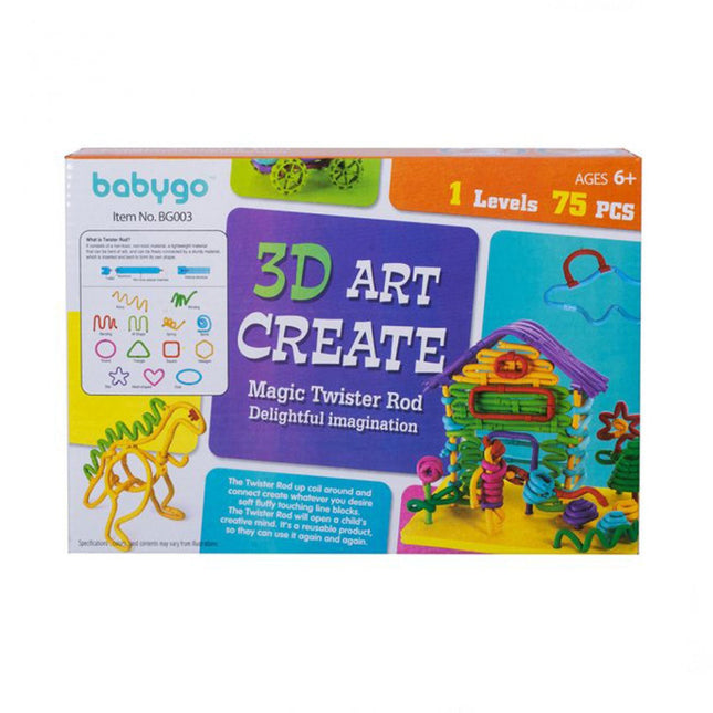 Babygo Constructor Twisting Creation 3D Building Set