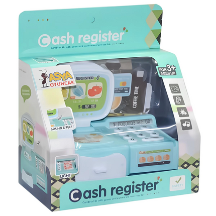 Battery-Operated Cash Register Game Set