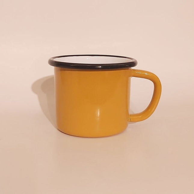 Enamel Mug Oxidized Yellow