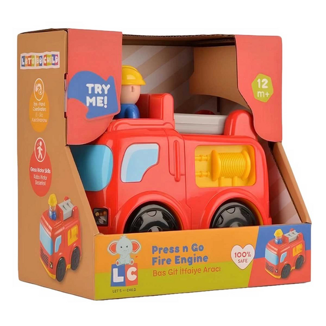My Fun Push and Go Fire Truck
