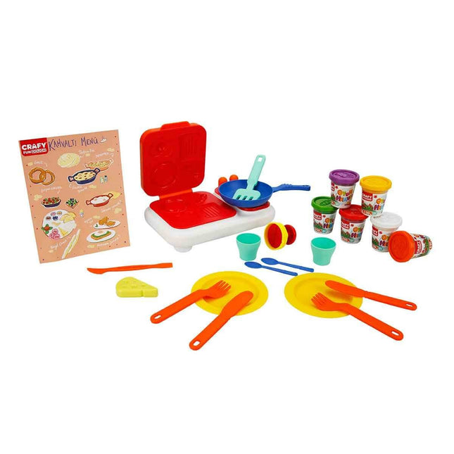 Crafy Sunday Breakfast Play Dough Set 23 Pieces