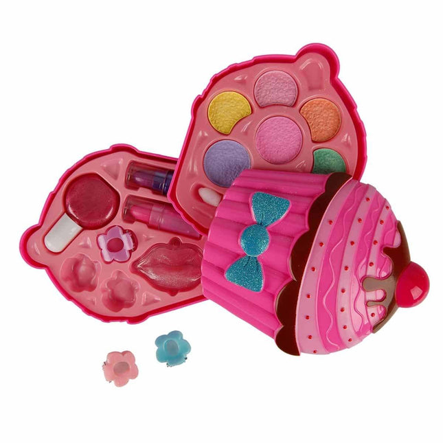 Cupcake Shaped 2-Layer Makeup Beauty Set