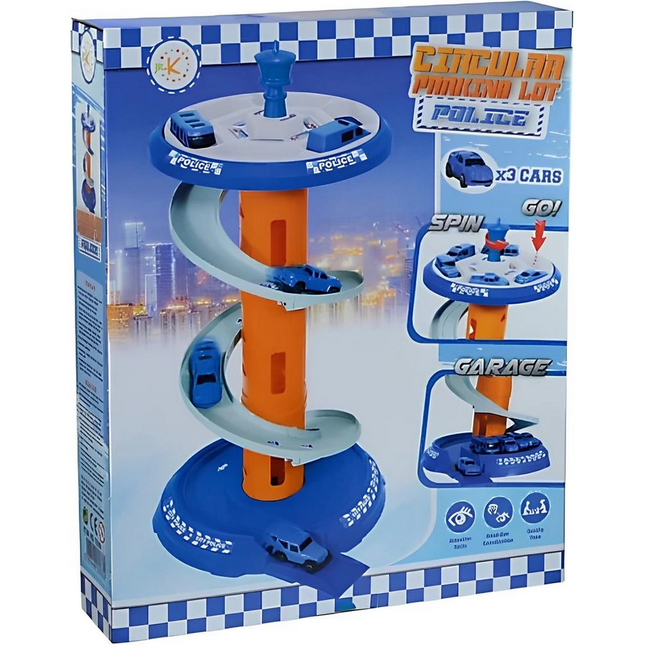 Police Rotating Garage Set
