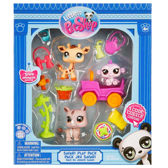 Littlest Pet Shop Minis Safari Play Set S1