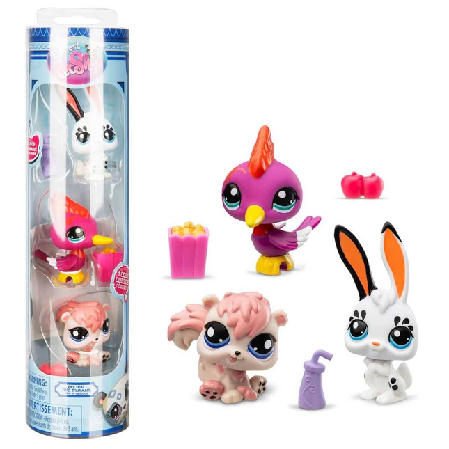 Littlest Pet Shop Minis 3-Piece Figure Set S2