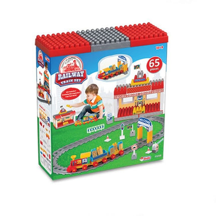 Dede Rail Train Set 65 Pieces