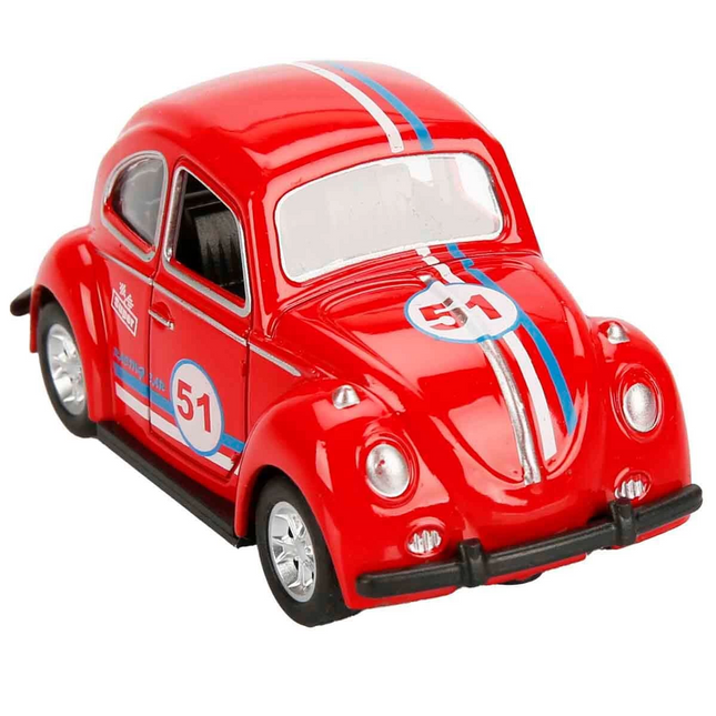 Maxx Wheels Die Cast Pull-Down Beetle Racing Car
