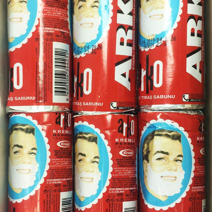 Arko Shaving Cream Soap Stick - 12 Pieces by EVYAP