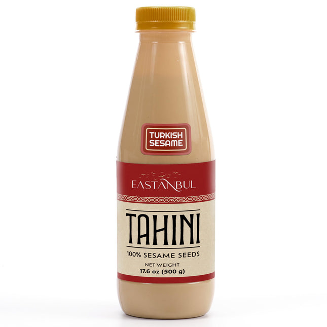 Eastanbul Tahini, 1.1lb, Tahini for Dubai Chocolate, Tahin Paste for Hummus, Tahina Sauce, Tahin Cream, Perfect in Dressing, Halvah, Hummus, Dubai Chocolate Pistachio, Vegan