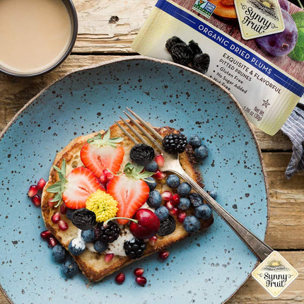 Sunny Fruit Organic Dried Fruit Assortment - Prunes, Figs &amp; Apricots Variety, 3 Bags (15 Individual Portion Packs) | ORGANIC, NON-GMO, VEGAN, HALAL, KOSHER, NO PRESERVATIVES, NO SUGAR ADDED