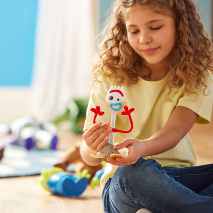 Disney Store Official Forky Talking Action Figure from Toy Story - Features Sounds and Phrases from The Movies - Interacts with Other Figures and Toys
