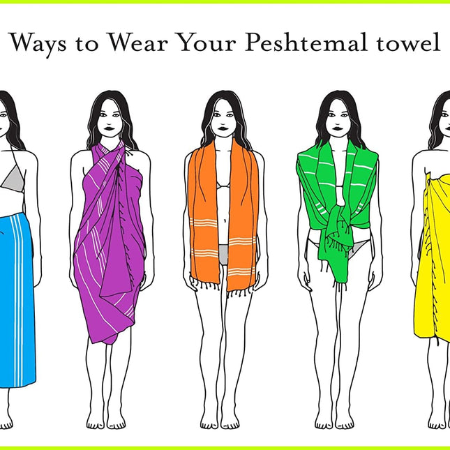 HAVLULAND Turkish Beach Towels, 2 Pack Extra Large Beach Towel, Oversized Sand Free Quick-Dry Pool Towel, Lightweight &amp; Absorbent Bath,Yoga &amp; Travel Towels for Adults - Pistachio