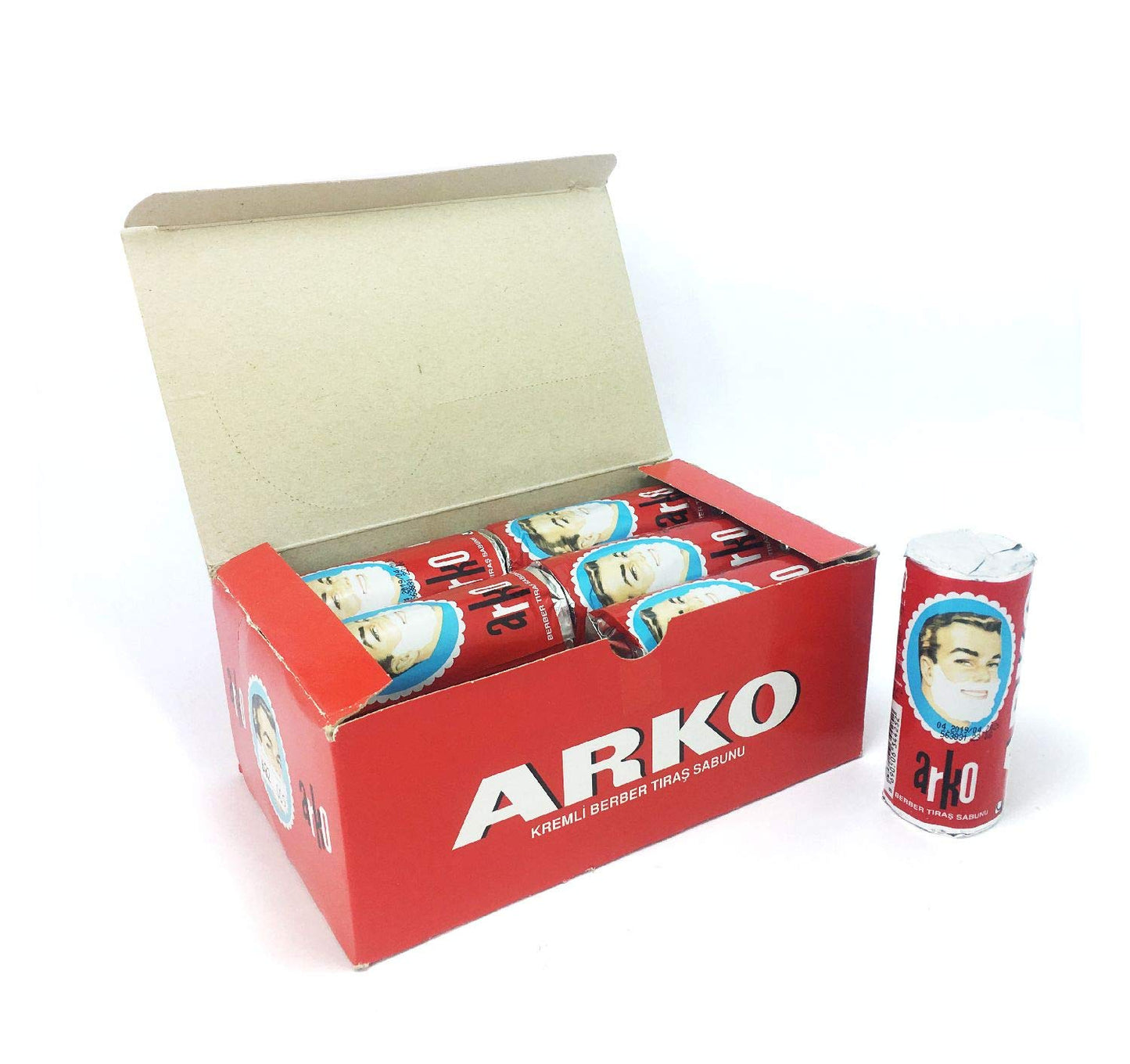 Arko Shaving Cream Soap Stick - 12 Pieces by EVYAP
