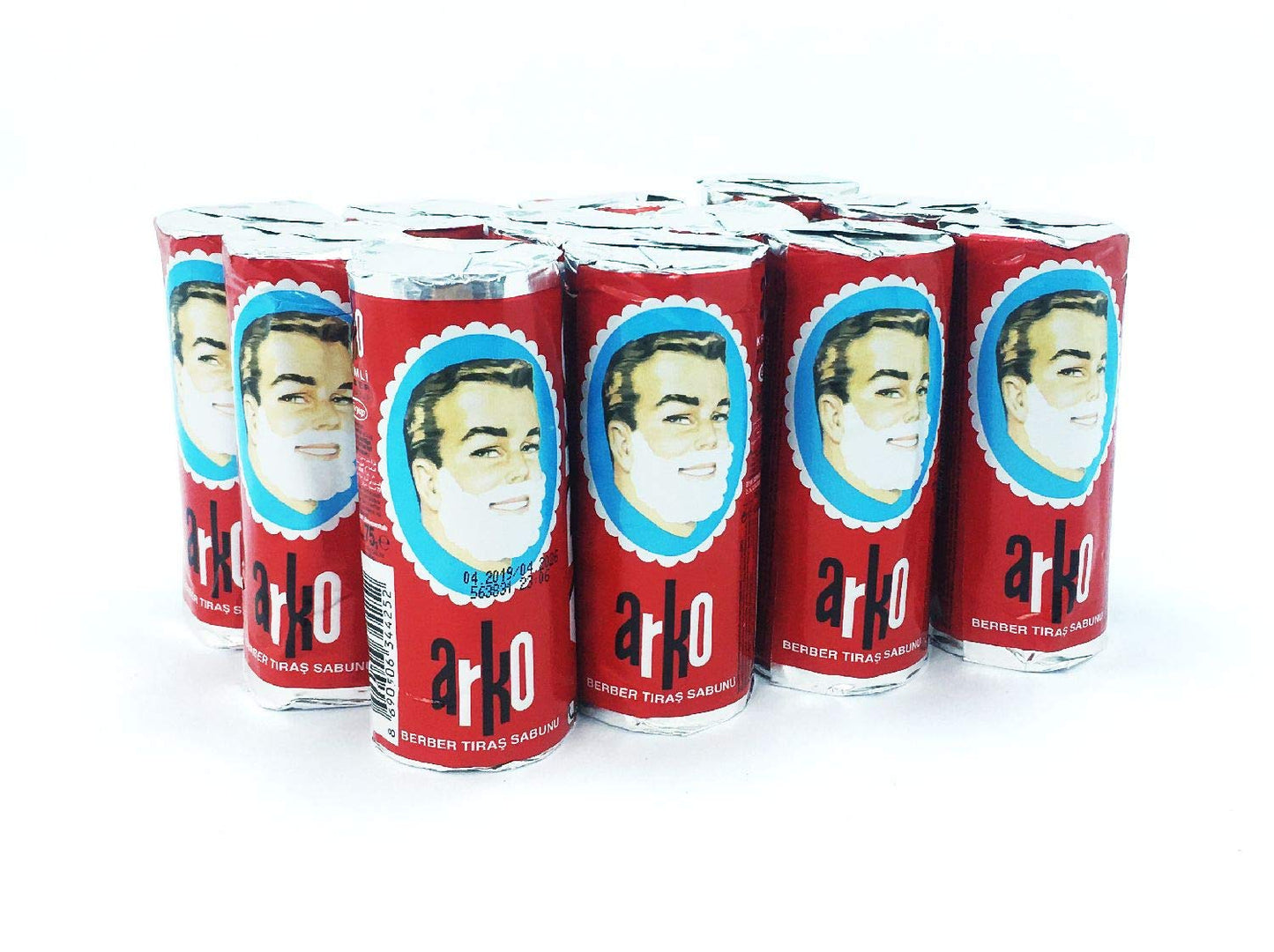 Arko Shaving Cream Soap Stick - 12 Pieces by EVYAP
