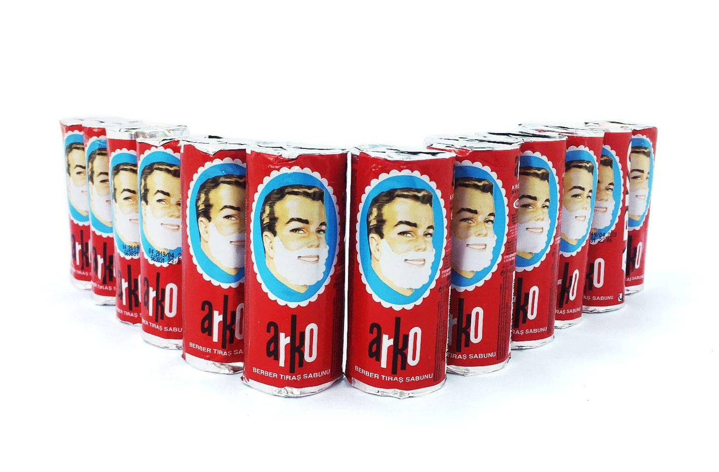 Arko Shaving Cream Soap Stick - 12 Pieces by EVYAP