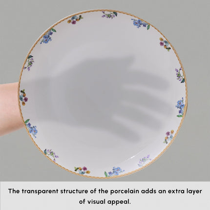 Karaca New Brillo Dinnerware Sets for 12 People, Modern Design, New Bone China Dinner Set, Kitchen Plates Bowls Set with Serving Plates, Salt &amp; Pepper Shakers, Toothpick Holder, 53-Piece