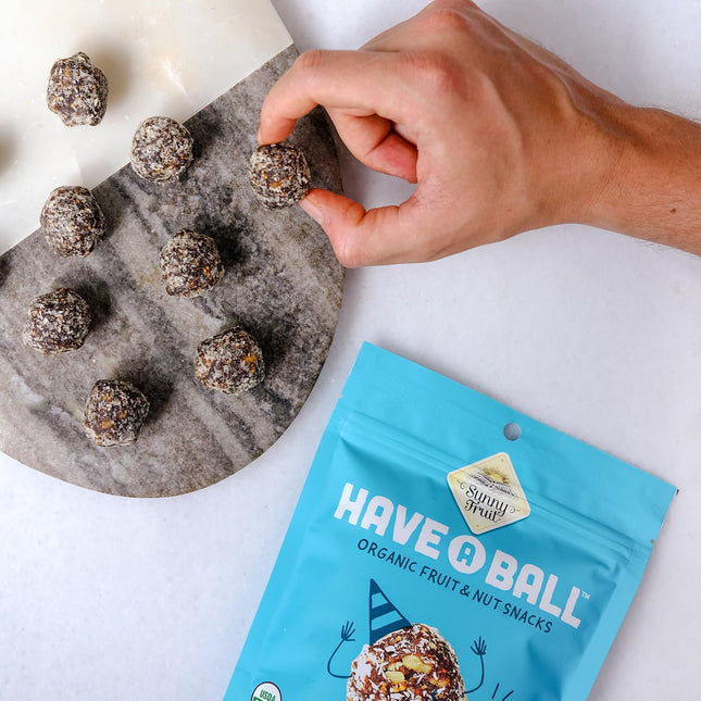 Sunny Fruit 100% RAW Fruit & Nut Snacks, Fig & Walnut, 1-Pack (9 Balls Per Bag) | Healthy, Convenient, On-the-Go Energy Balls | ORGANIC, VEGAN, GLUTEN-FREE, KOSHER, NO ADDED SUGAR