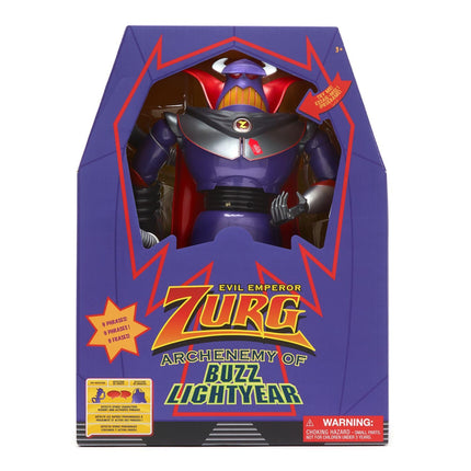 Disney Store Official Zurg Talking Action Figure from Toy Story, Features Sounds and Phrases from the Movies, Interacts with Other Figures and Toys
