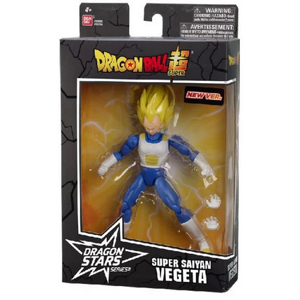 Bandai Dragon Ball Super Saiyan Vegeta Posable Figure 16 cm