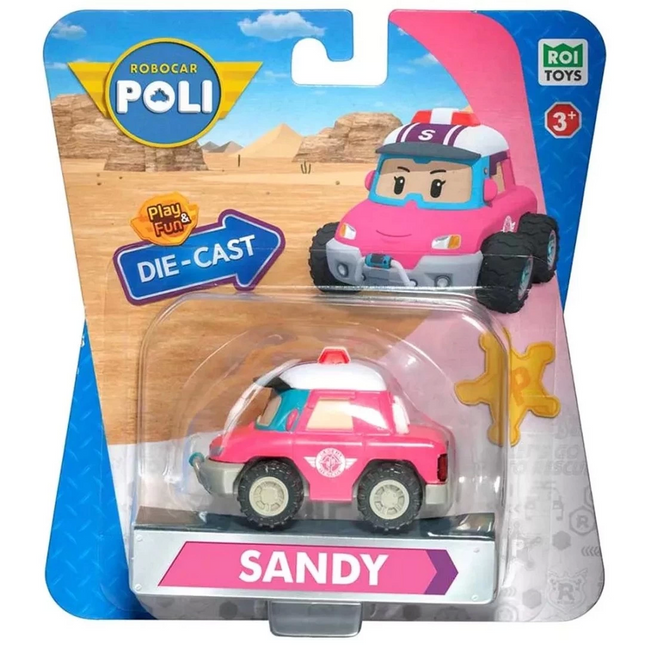 Robocar Poli Metal Vehicle Character Figure Sandy