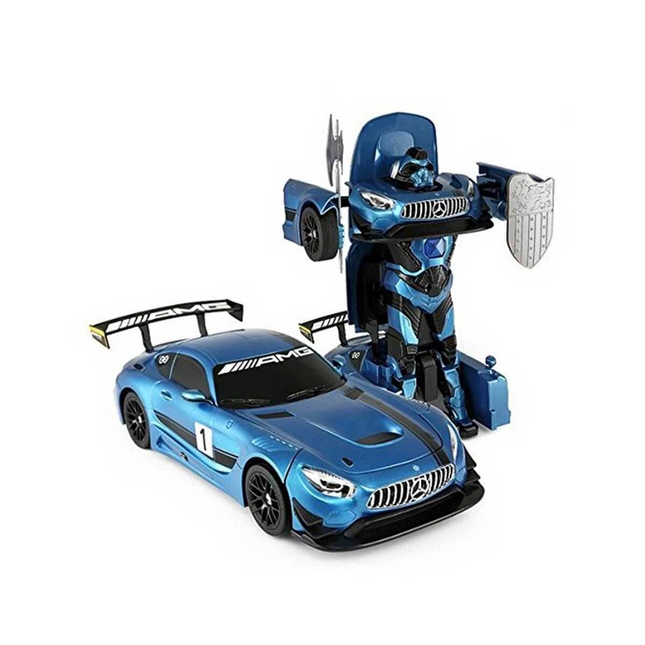 Mercedes AMG GT3 with Remote Control Transforming into a Rastar Robot