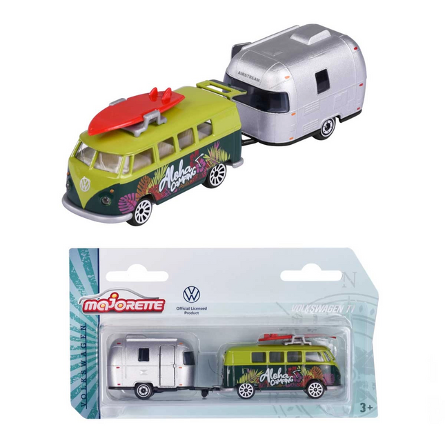 Volkswagen The Originals Model Cars with Majorette Trailer
