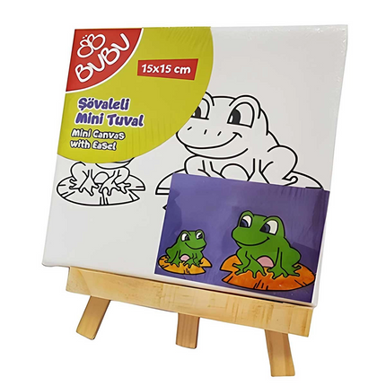 Bu-Bu Games Mini Easel Canvas Set