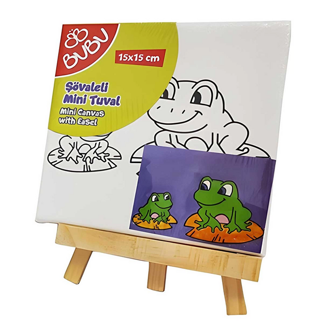 Bu-Bu Games Mini Easel Canvas Set