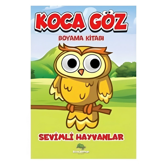 Big Eye Cute Animals Coloring Book