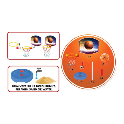 Dede Small Pedestal Basketball Hoop