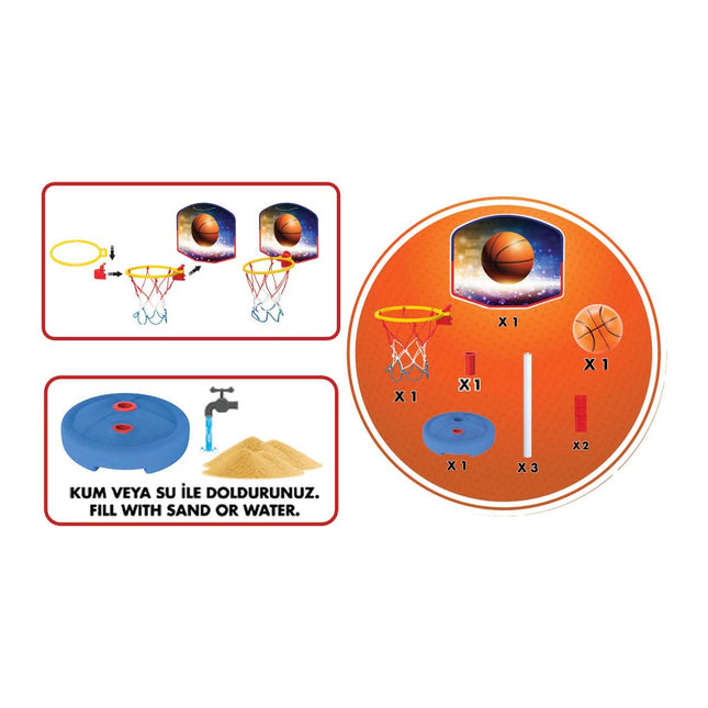 Dede Small Pedestal Basketball Hoop