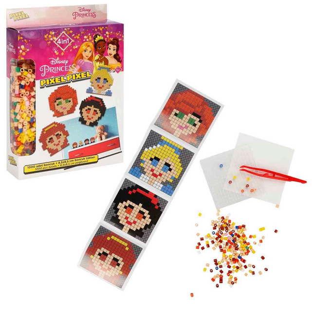 4in1 Disney Princess Pixel Pixel Bead Activity and Toy Set