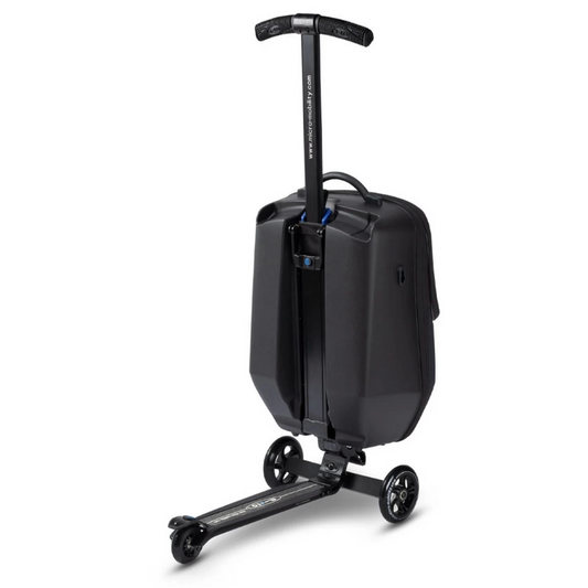 Micro Ride On Scooter Luggage 4.0 Luggage Suitcase Bag Black
