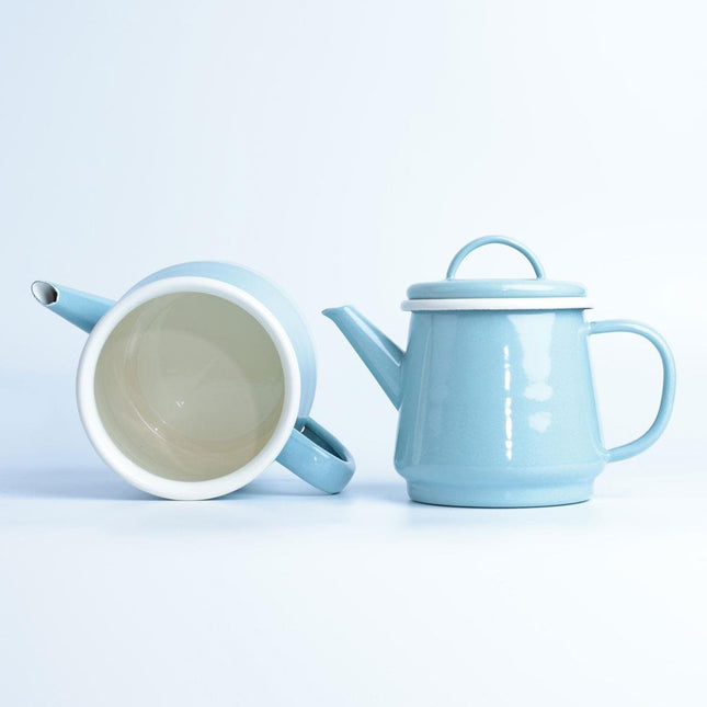 Enamel Teapot Light Blue