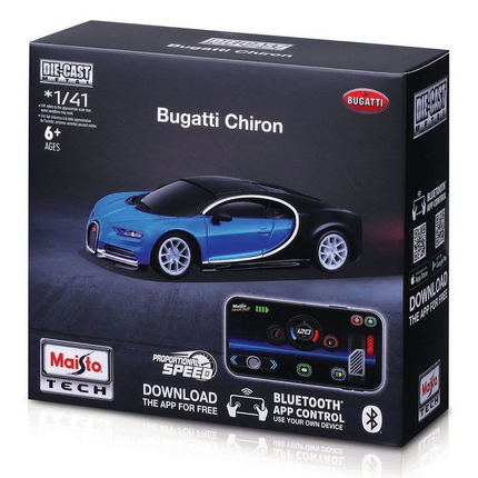Maisto 1:41 APP Control Metal Car Bugatti Chiron 20