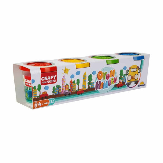 Crafty 4-Piece Play Dough 520 Gr.