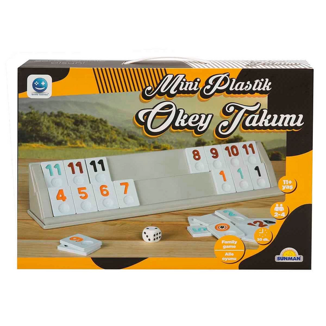 Mini Plastic Okey Set