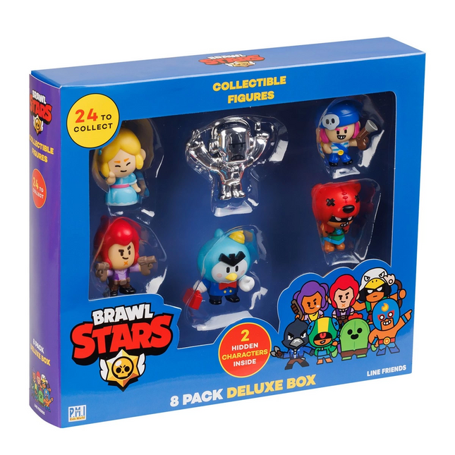 Brawl Stars 8-Piece Deluxe Figure