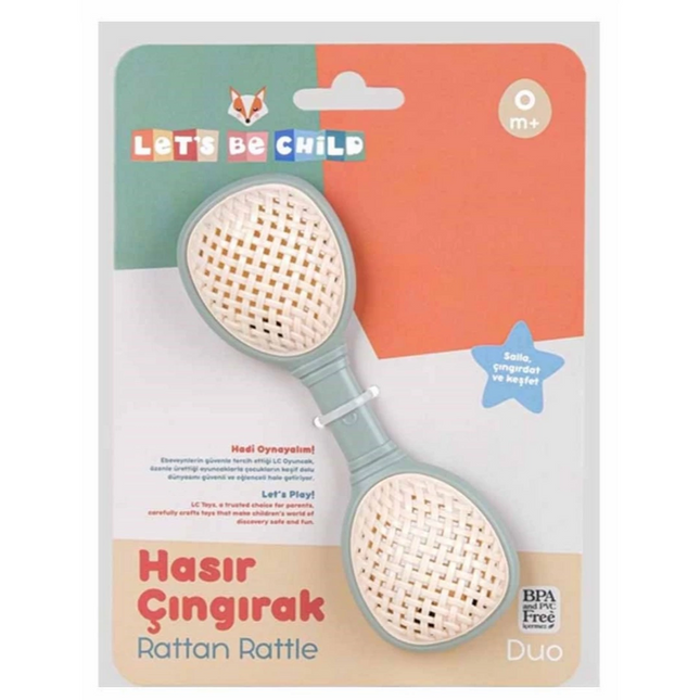 LC Wicker Rattle 2-Pack