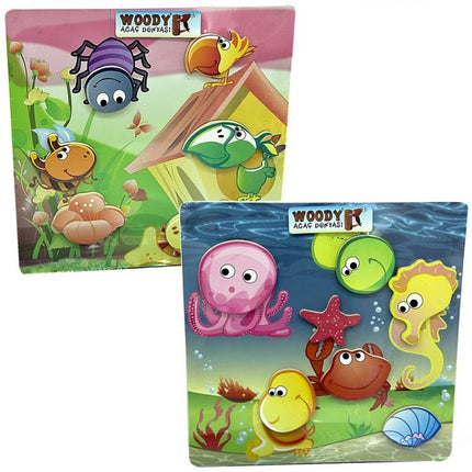 Wooden Velcro Heads Bultak