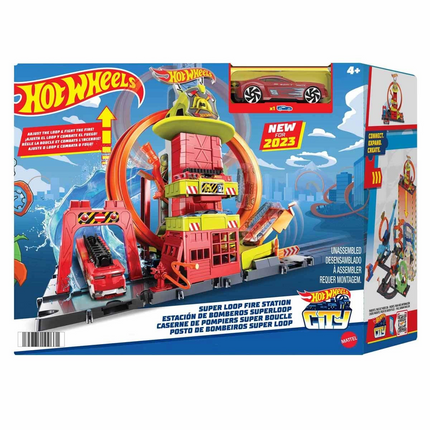 Hot Wheels Circle Track Fire Station HKX41