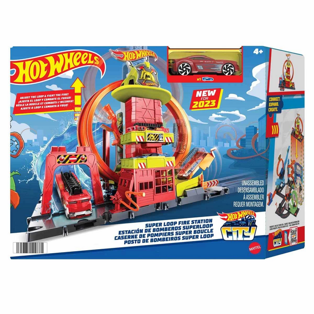 Hot Wheels Circle Track Fire Station HKX41
