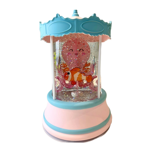 Snow Globe Plastic Carousel LLM-HDY0387