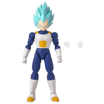 Bandai Dragon Ball Super Saiyan Blue Vegeta Posable Figure 16 cm