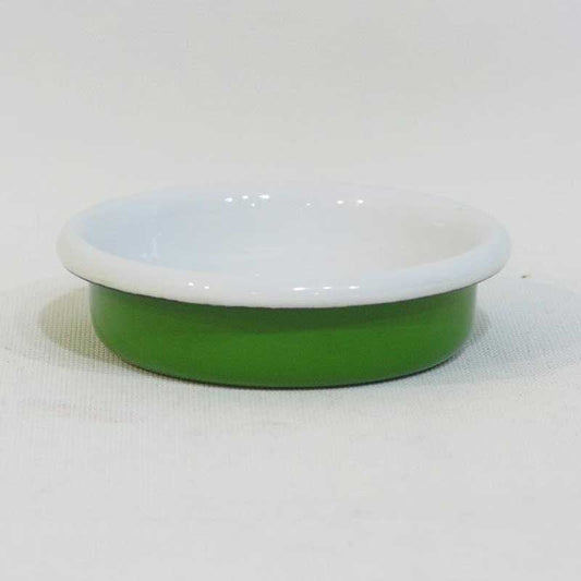 Enamel Jam and Sauce Bowl, Grass Green