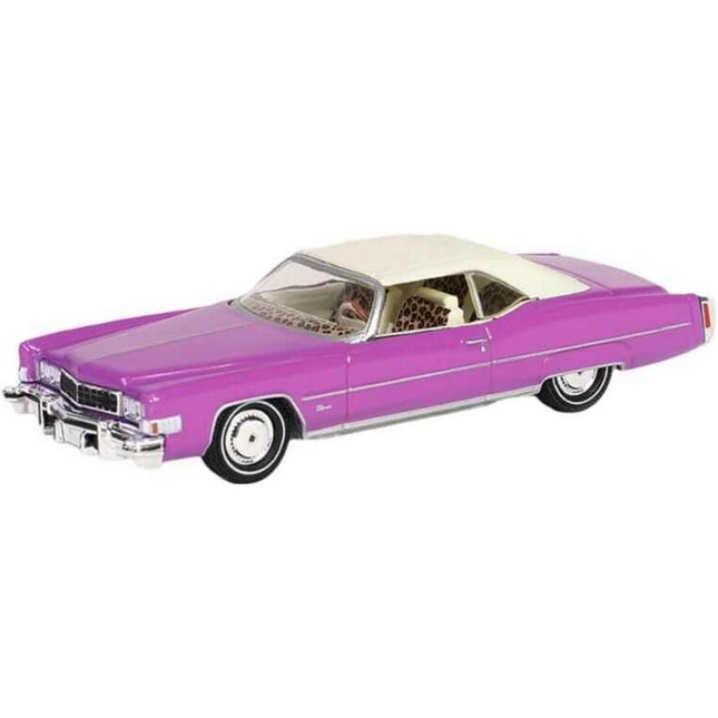 Greenlight 1/64 Hollywood Series 41- Clarence and Alabama 1974 Cadillac Eldorado Convertible (Top Up)